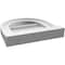 Ekena Millwork Round Top Surface Mount PVC Gable Vent w/ 2"W x 2"P Brickmould Sill Frame, 12"W x 12"H GVPRT12X1203SN - alternate 2